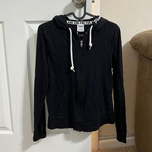 Pink hoodie | Thin cotton hoodie | Size SP | Color Black